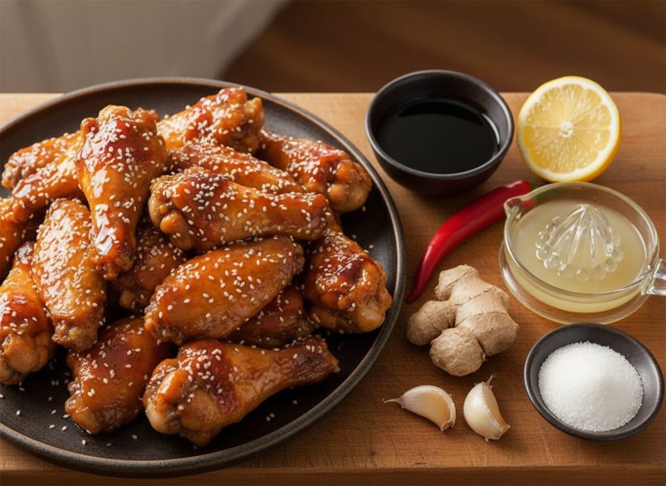Receta de Alitas de pollo estilo chino
