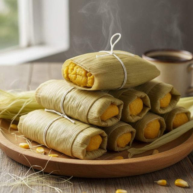 Receta de Bollos de maíz dulce tradicionales