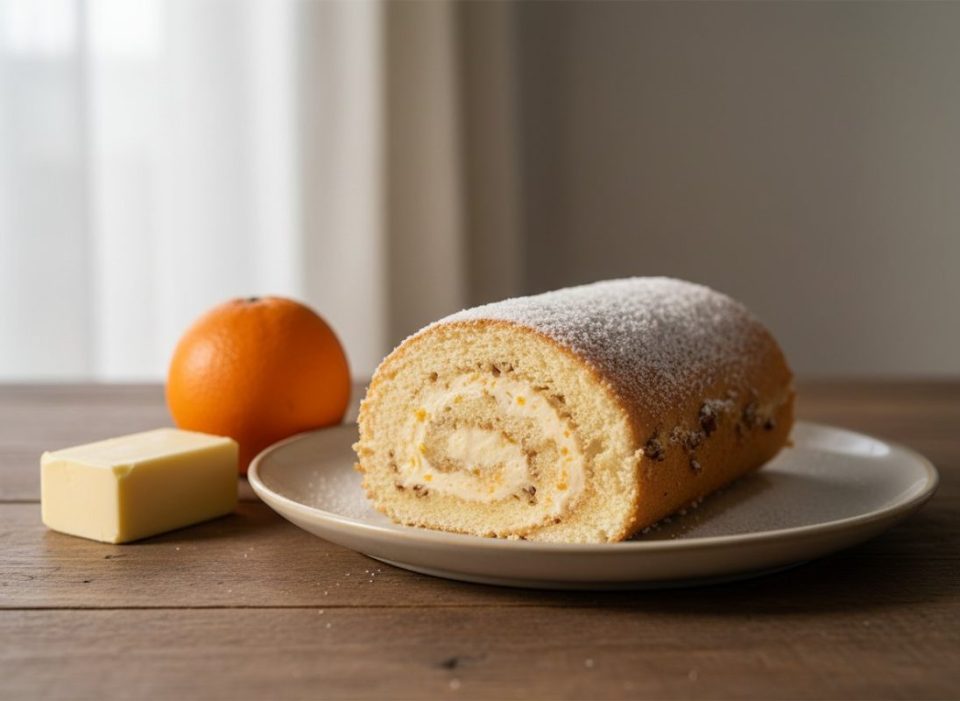 Receta de Brazo Gitano de Naranja