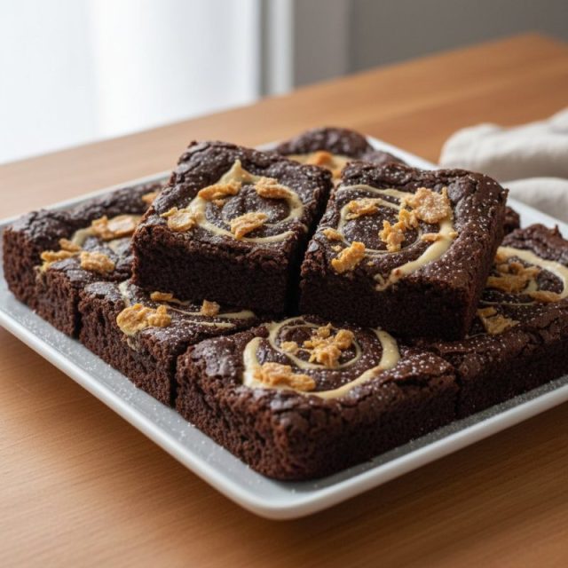 Receta de Brownies de tahini halvah sin gluten