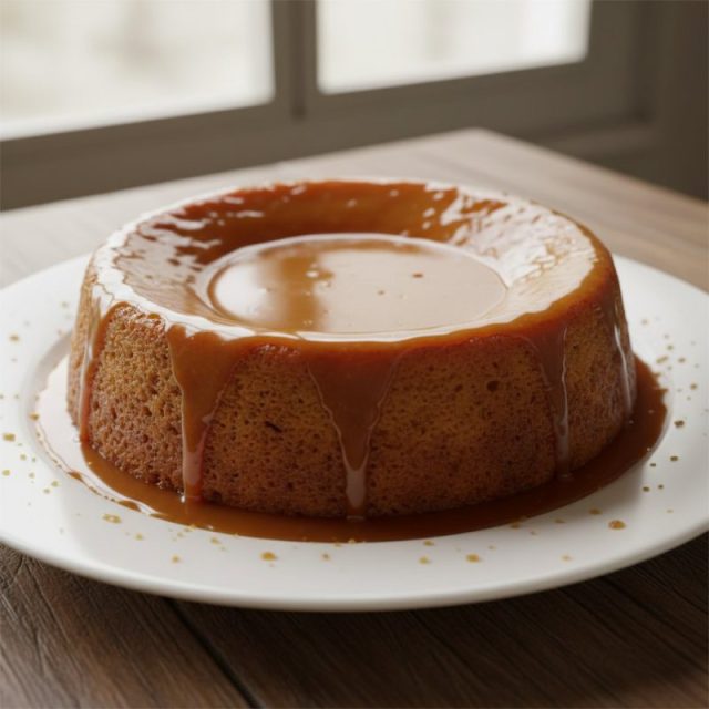 Receta de Budín de chancay con caramelo