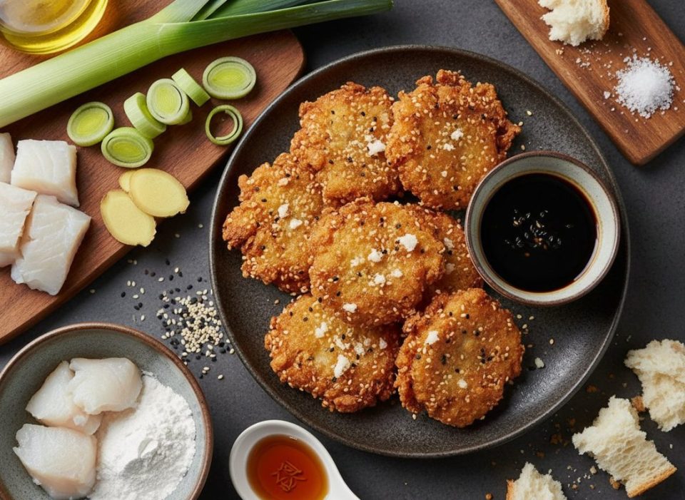 Receta de Buñuelos de pescado chinos