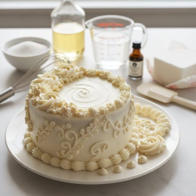 Receta de Buttercream de manteca vegetal