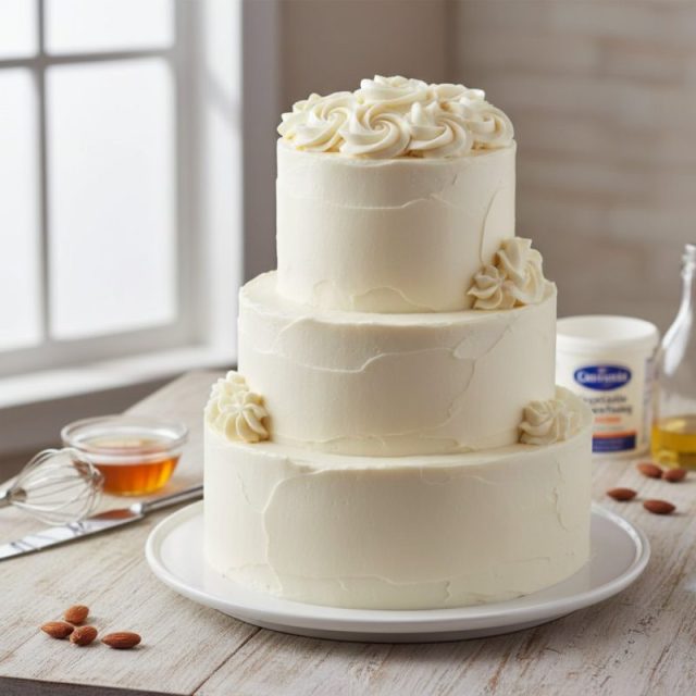 Receta de Buttercream estable (con almíbar)