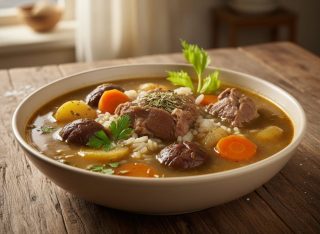 Caldo de Cabeza de Cordero