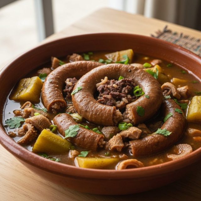 Caldo de manguera tradicional