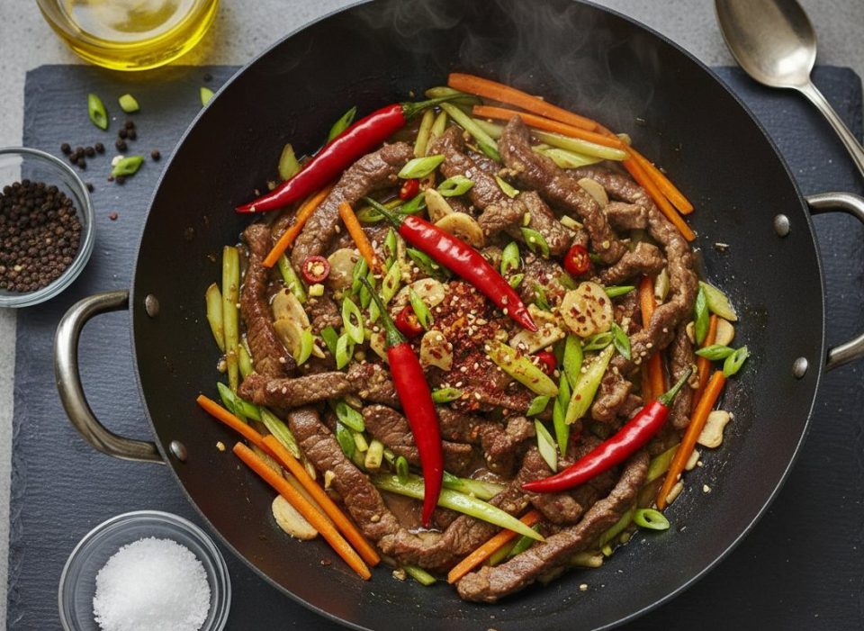 Receta de Carne estilo sichuan