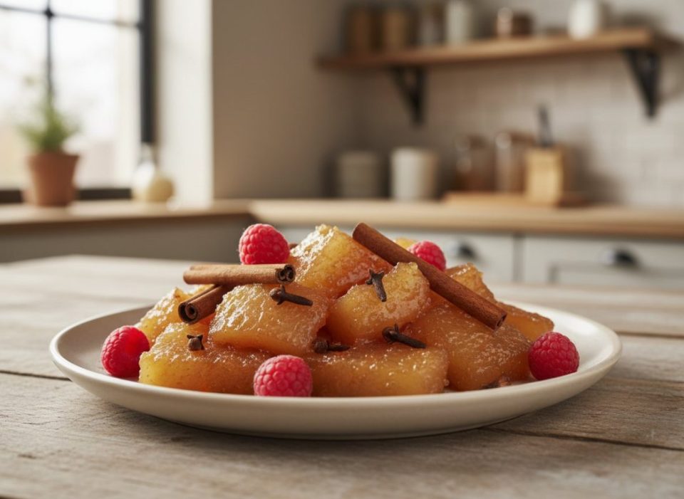 Receta de Cáscara de sandía caramelizada