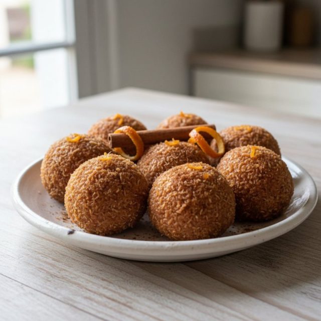 Receta de Cocadas panameñas con naranja y canela