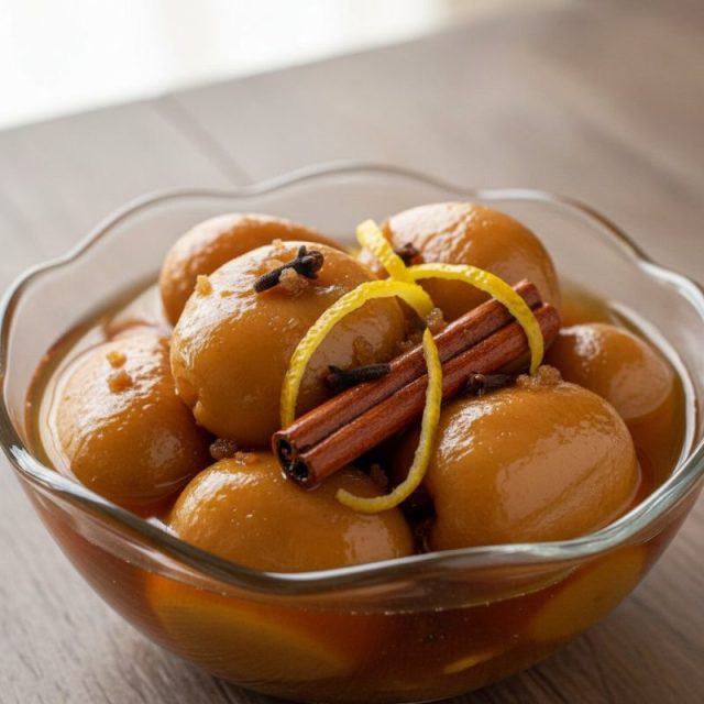 Receta de Conserva de marañón en almíbar especiado