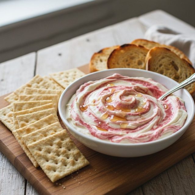 Receta de Dip cremoso de guayaba y queso