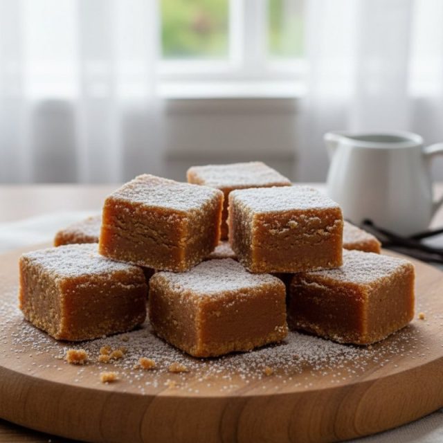 Receta de Dulce de leche en cuadritos (tipo fudge)