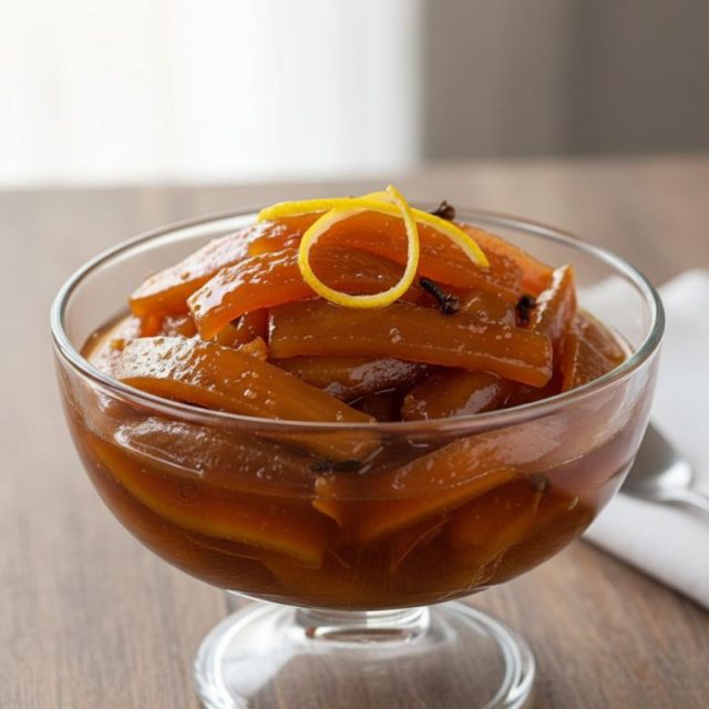 Receta de Dulce de lechosa con papelón y especias