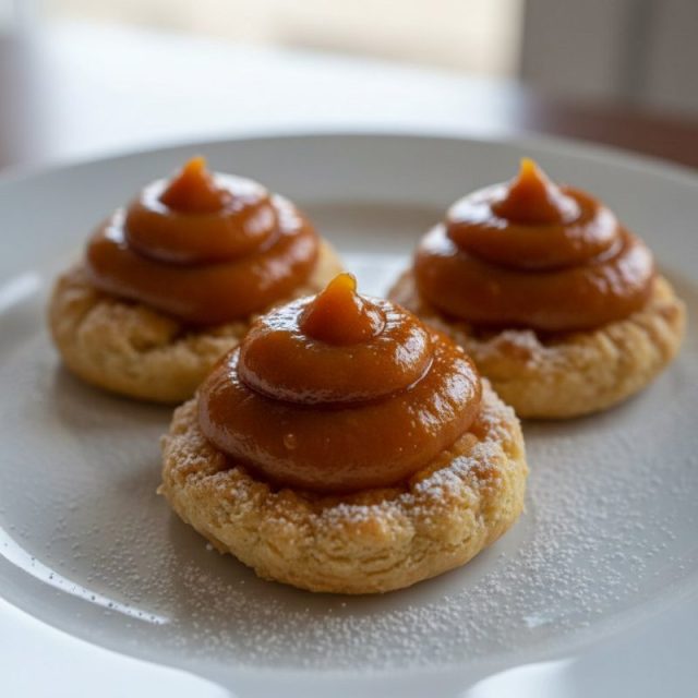 Receta de Dulces de camote sobre base crujiente