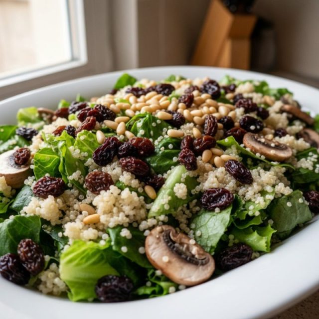 Receta de Ensalada de quínoa y pasas