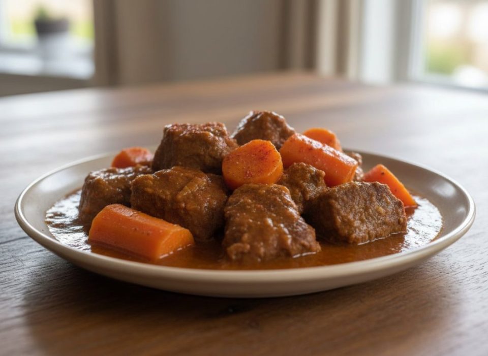 Receta de Estofado de carne de vacuno