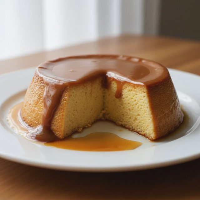 Receta de Flan uruguayo clásico con dulce de leche