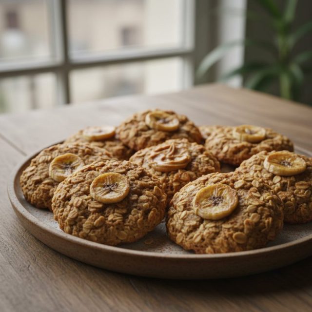 Receta de Galletas de avena y manzana