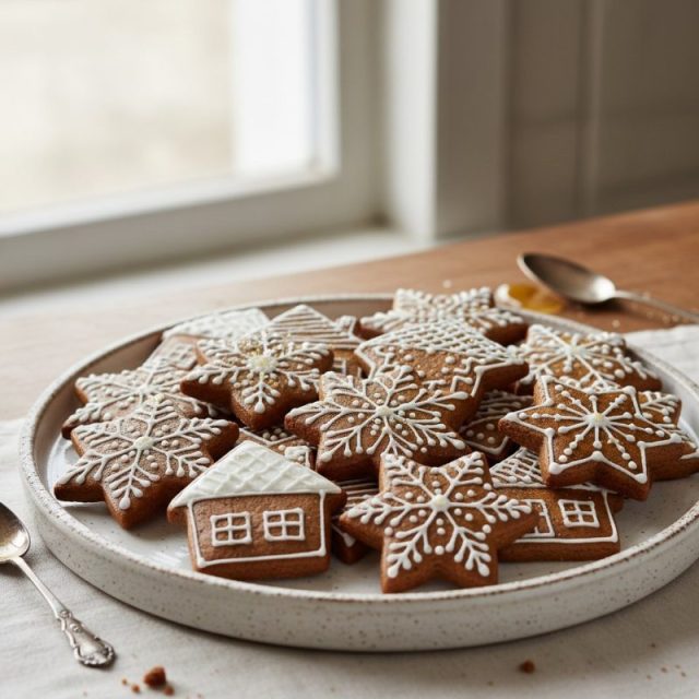 Receta de Galletas de jengibre decoradas con glasa real