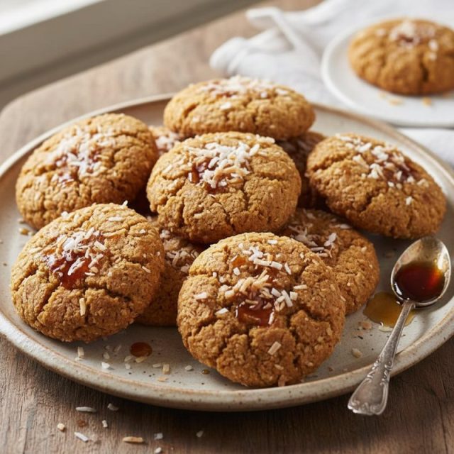 Receta de Kekis panameños de miel de caña y coco (tipo galleta)