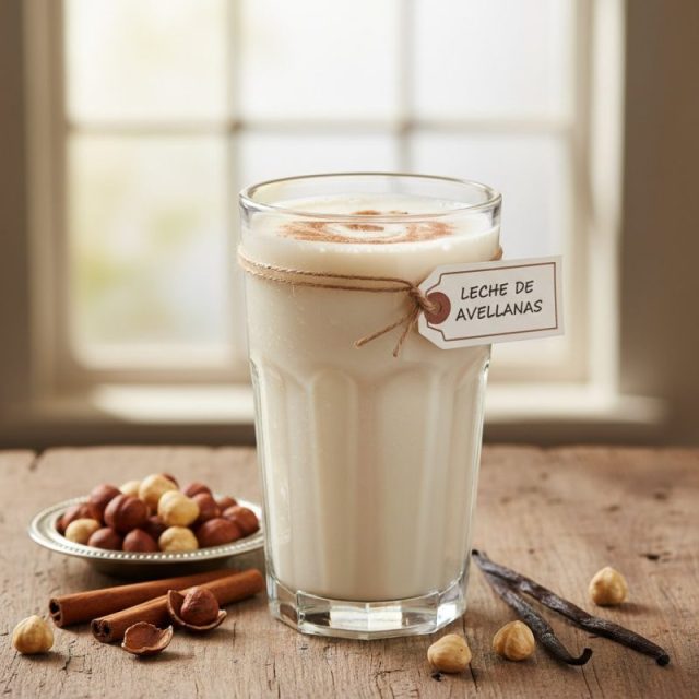 Receta de Leche de avellanas