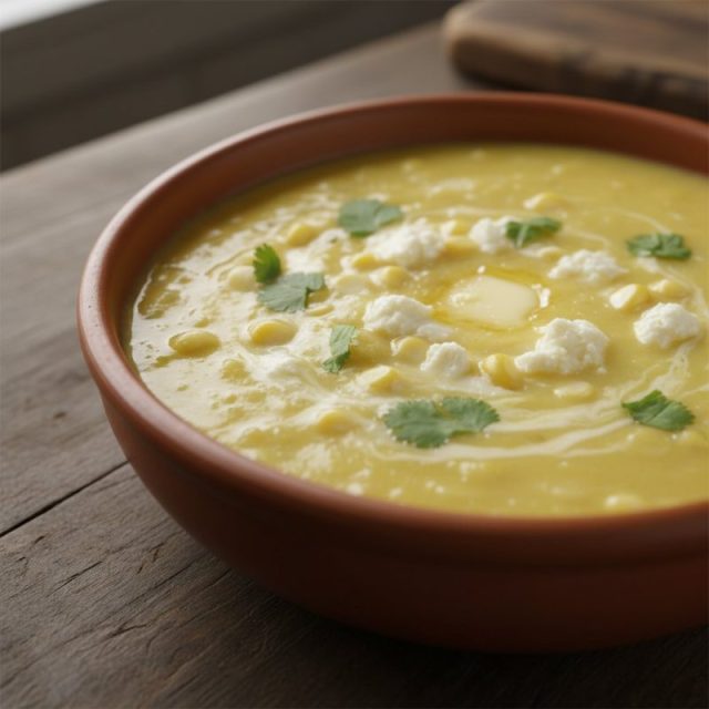 Locro de choclo ecuatoriano (cremoso y casero)