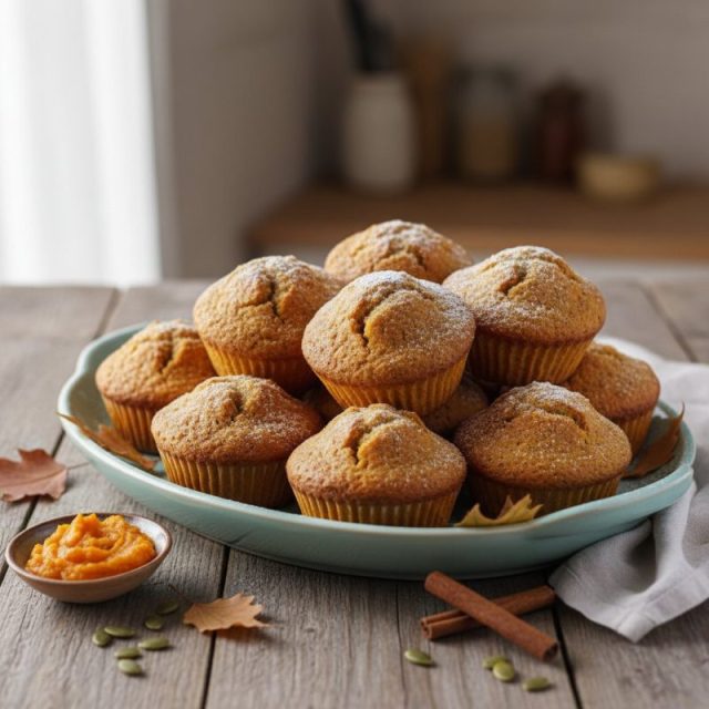 Receta de Magdalenas de calabaza