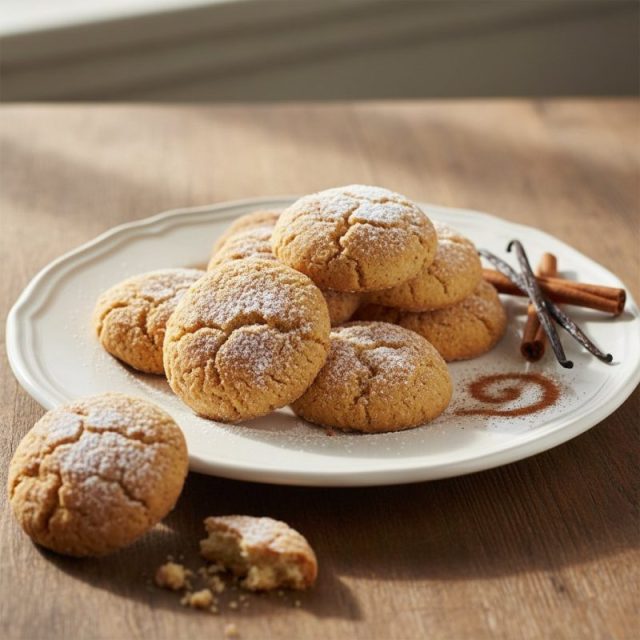 Receta de Mantecados de Vainilla y Canela