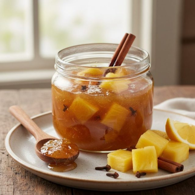 Receta de Mermelada de piña con especias y limón