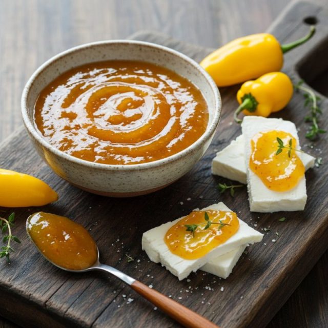 Receta de Mermelada suave de ají amarillo para quesos