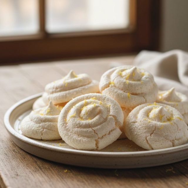 Receta de Paciencias de merengue horneado