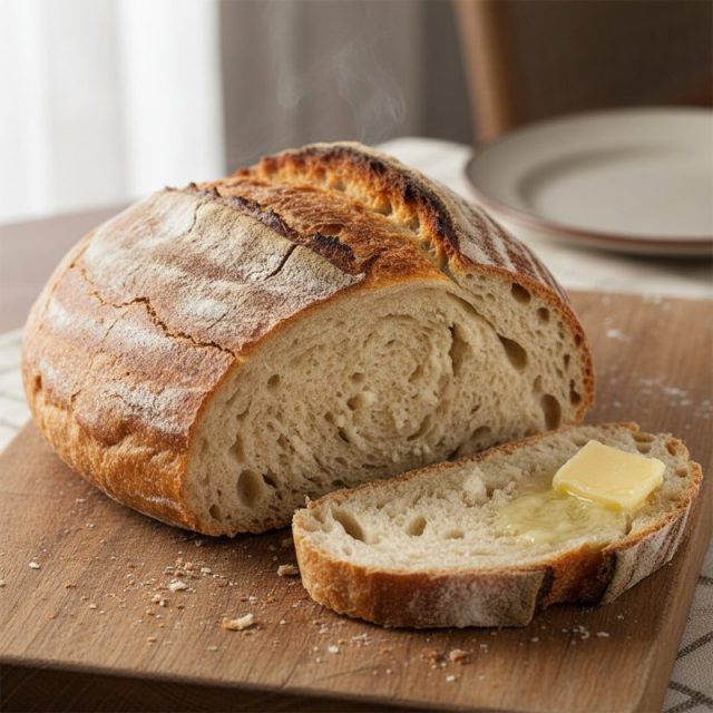Receta de Pan casero tipo campo