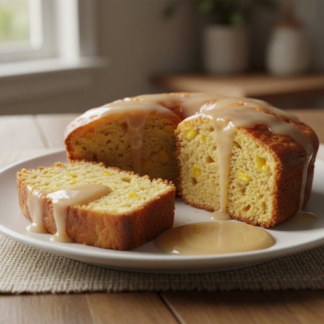 Receta de Pan de elote con leche condensada (clásico)