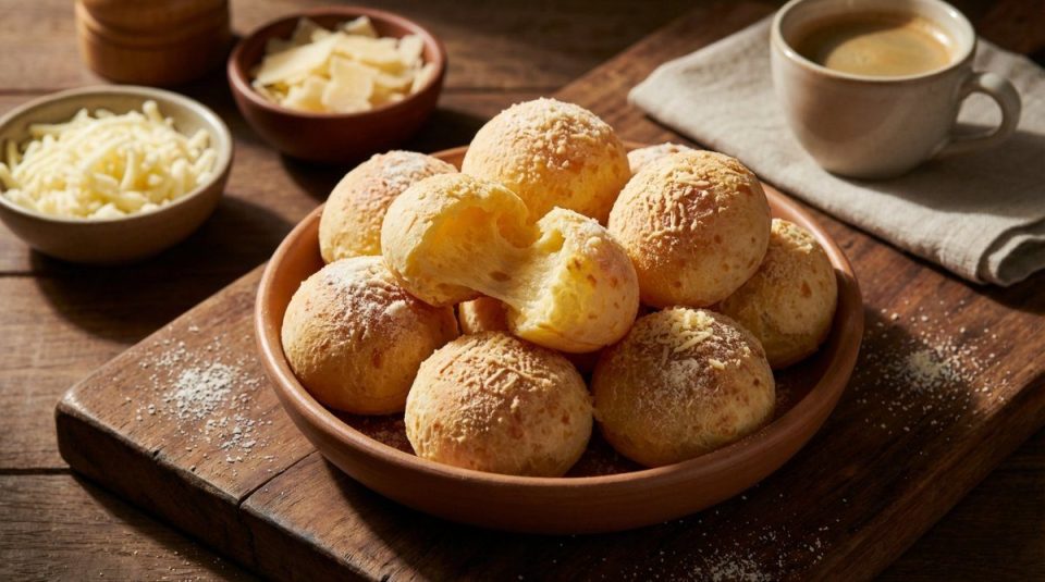 Pão de queijo (panecillos de queso)