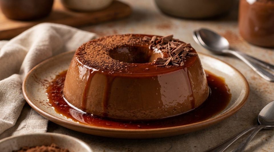 Pudim de chocolate