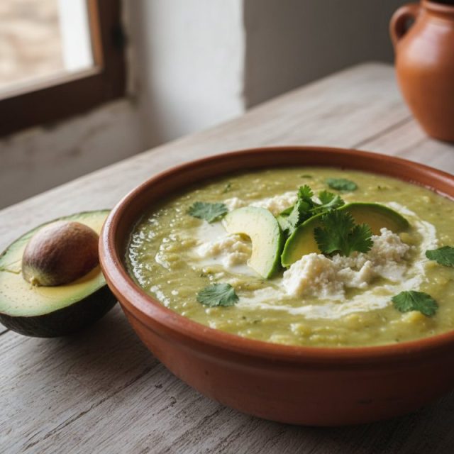 Repe lojano de verde con quesillo y cilantro
