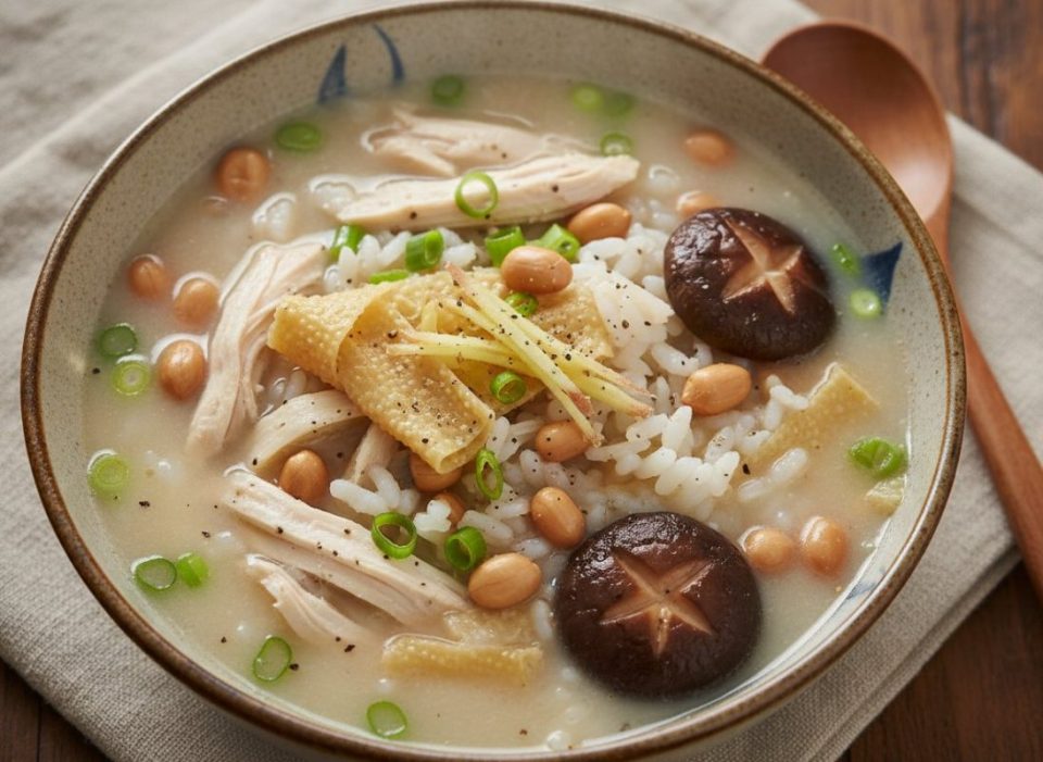 Receta de Sopa cantonesa de arroz