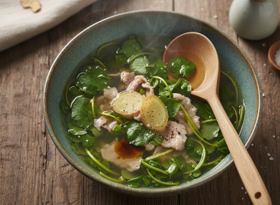 Receta de Sopa de berro