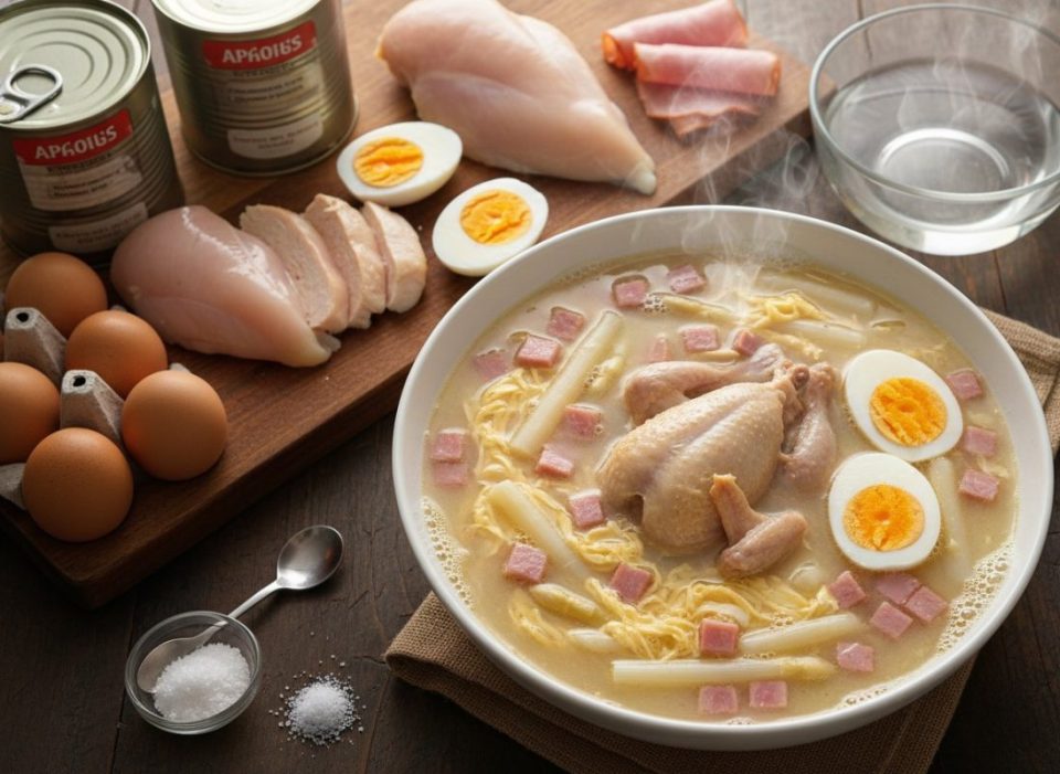 Receta de Sopa de espárragos
