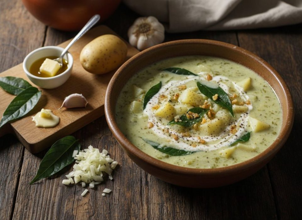 Sopa de hojas de tayao