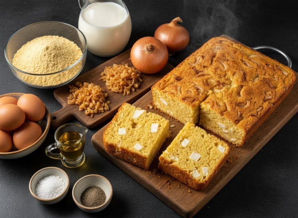 Sopa paraguaya tipo pan