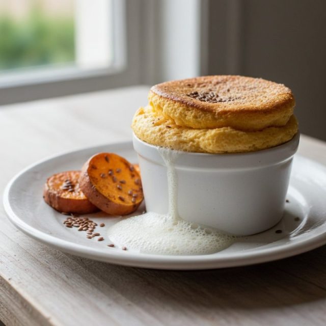 Receta de Soufflé de batata para diabéticos