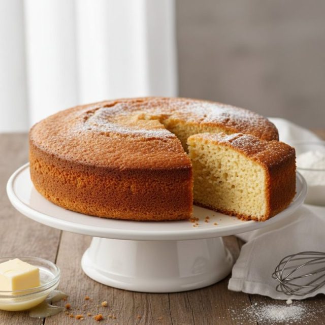 Receta de Torta básica de manteca