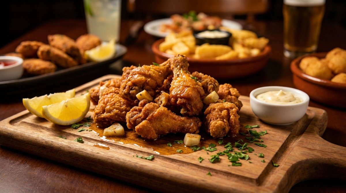 Frango à passarinho (pollo en trocitos)