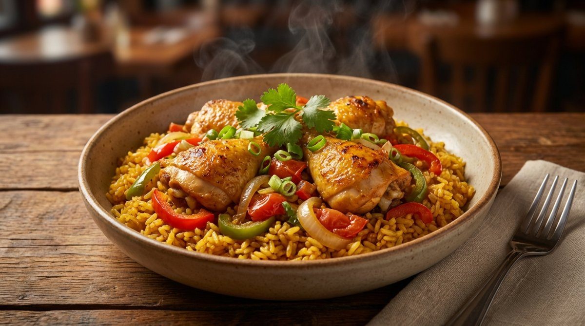 Galinhada (arroz con pollo)