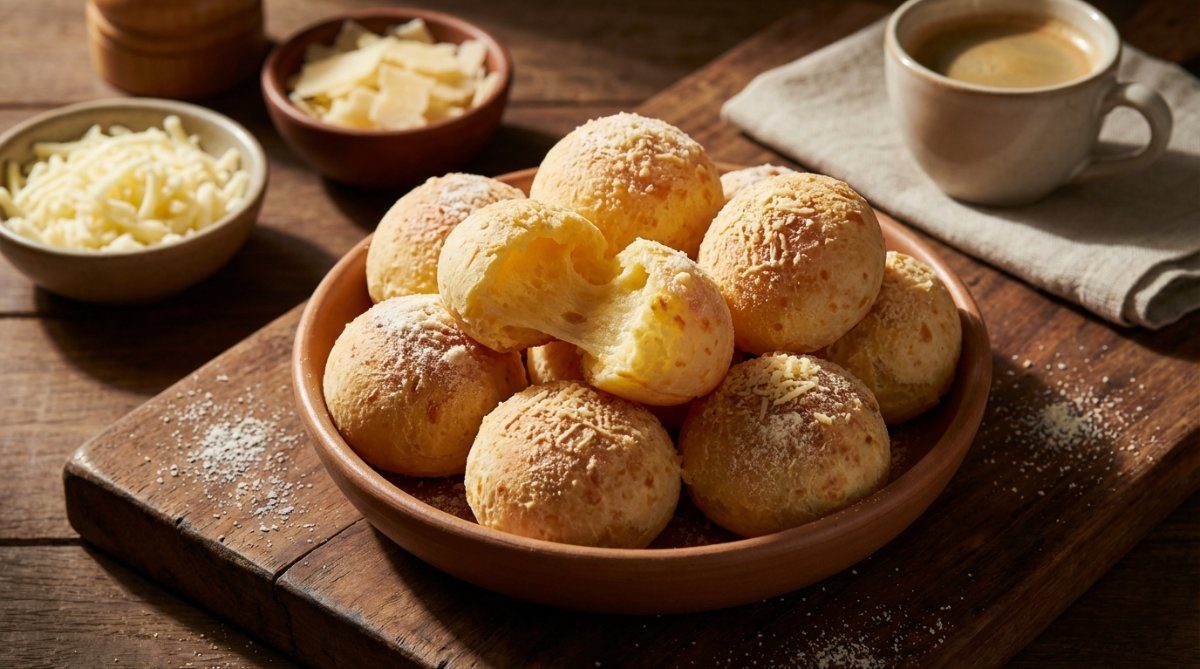 Pão de queijo (panecillos de queso)
