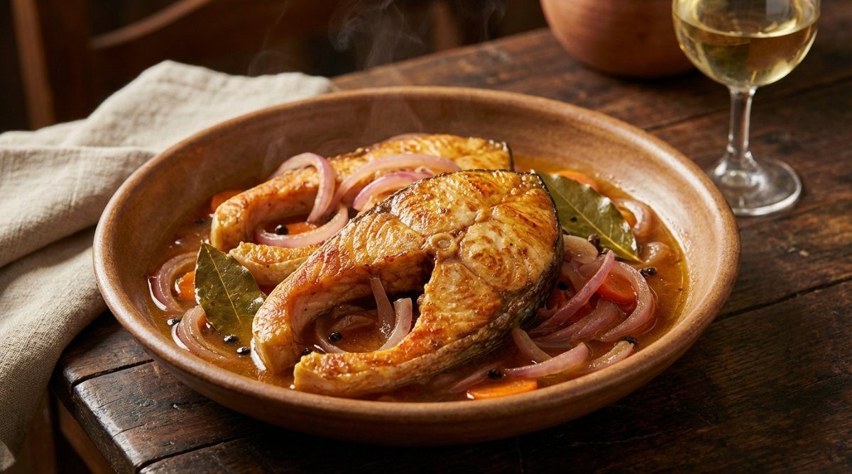 Pescado en escabeche